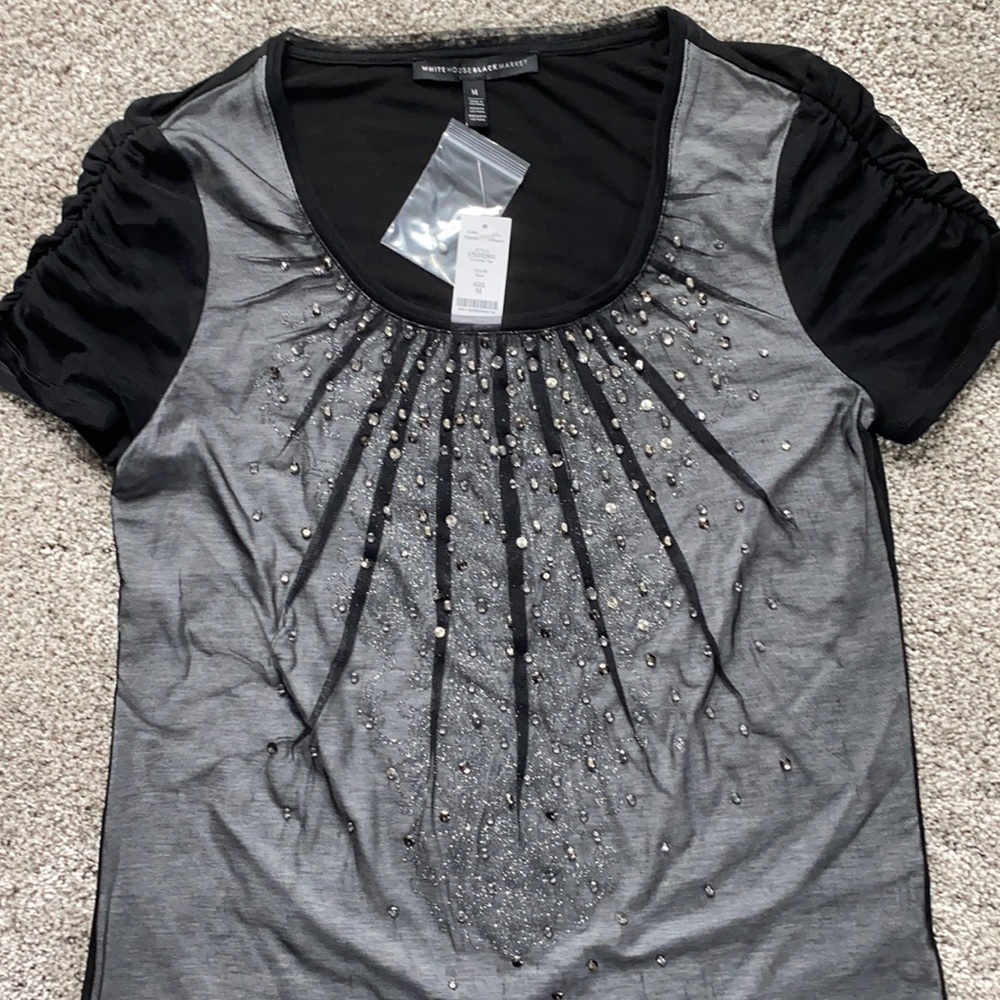 WHBM Glitter Tee